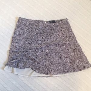 GAP Floral mini skirt with lining - size 4